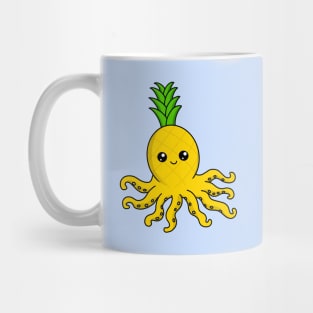 Pineapple Octopus Kawaii Mug